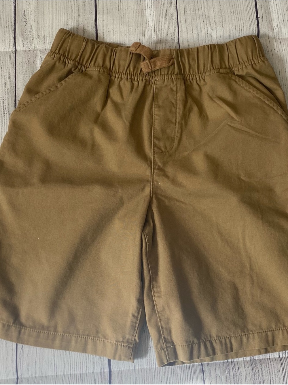 Boys 365 kids Elastic-Waist Brown Shorts